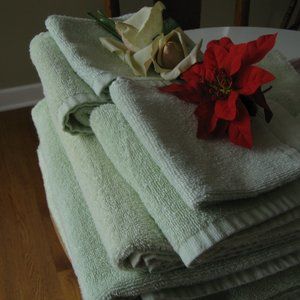 J C Penneys Everyday Great Price Towel Set Mint Green